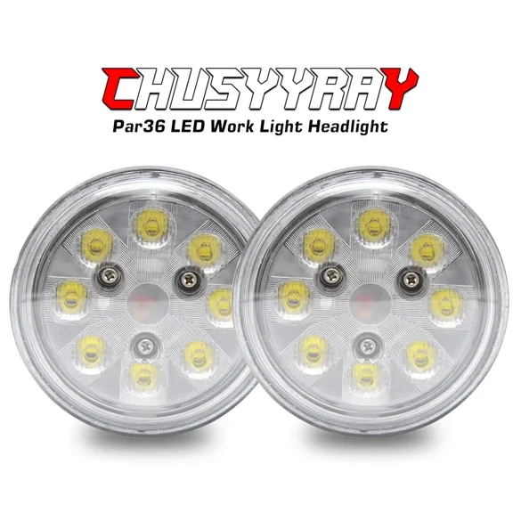 24W LED Sealed Round Work Light for Farm Tractor Combine Sprayer