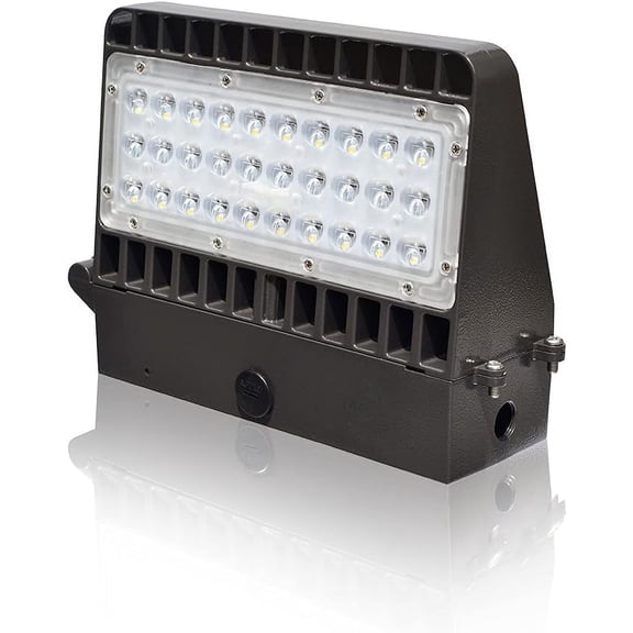 24W LED Wall Pack Light – 3120LM Full Cut Off Wall Packs –   LED Outdoor Wall Light – 5000K Daylight Landscape Lighting- ETL DLC Listed-AC100-277V