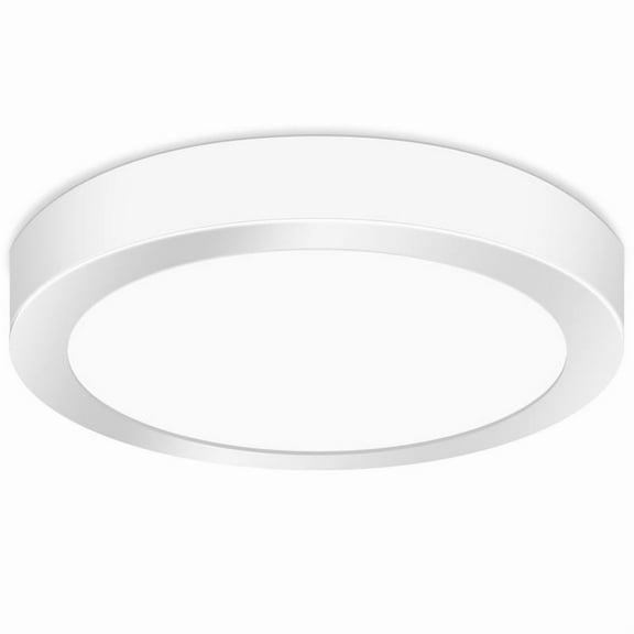 24W circular ceiling lamp, 2700LM, 6500K daylight white light, 85-265V wide voltage, suitable for indoor lighting in bedrooms, living rooms and kitchens (1 piece)