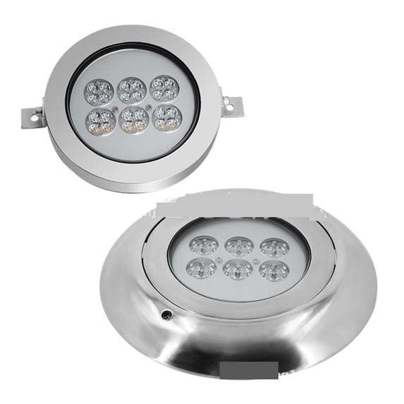 24W316L Swimming Pool Supplies Accessories Wall-mounted RGBW Wall Lamp 512 External Control Precision Cast Stainless Steel Led Underwater Lamp ,High Efficiency