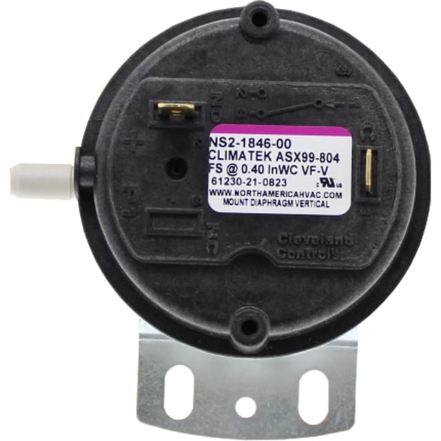 24W97 Furnace Vent Air Pressure Switch .40" WC