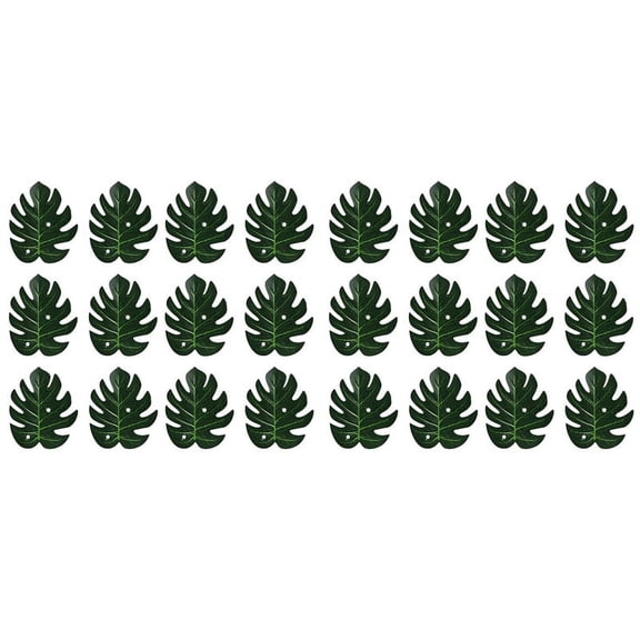 24X Artificial Tropical Palm Leaves Jungle Decoration Animal Summer Hawaiian Wedding Home Table Decor S