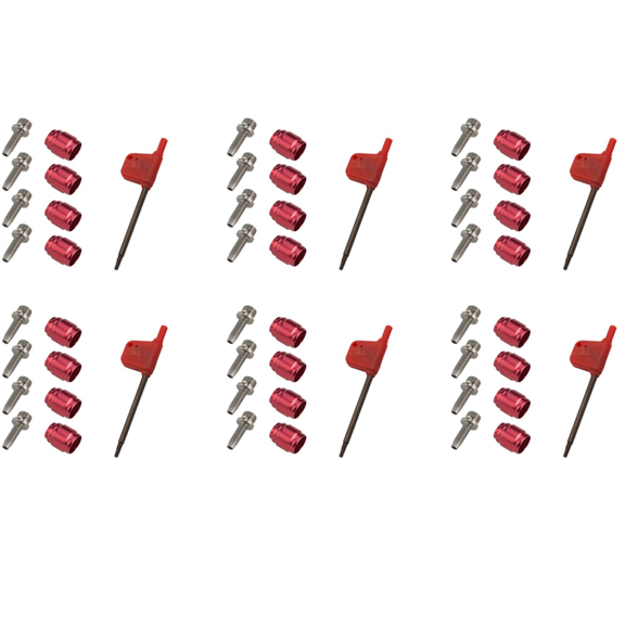 24X Bicycle Olive Connecting Insert Oil Fitting Kit for Avid Bike Hydraulic Disc Stealthama Brake Hose