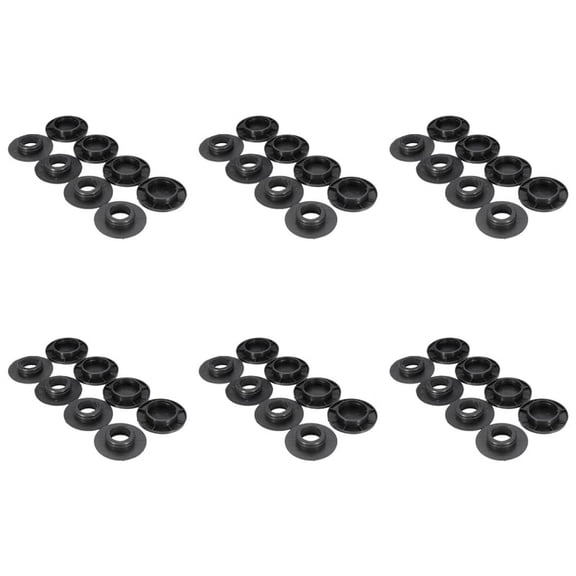24X Car Mat Carpet Floor Fixing Clips Grips Clamps  Black for - 6680520