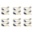 24X Ceramics Soup Spoons Set of Japanese Soup Spoon Long Handle Soup