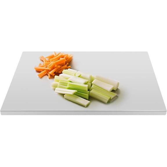 24X20" Stainless Steel Chopping Board Counter, for Kitchens | Kitchen Chopping Board Counter Top Protector, Large Pastry Board-Counter, with L-Shaped , for or Restaurants