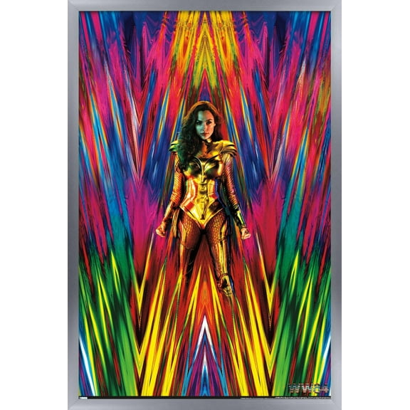 24X36 DC Comics Movie - Wonder Woman: 1984 - Teaser One Sheet Wall Poster, 24" x 36", Framed