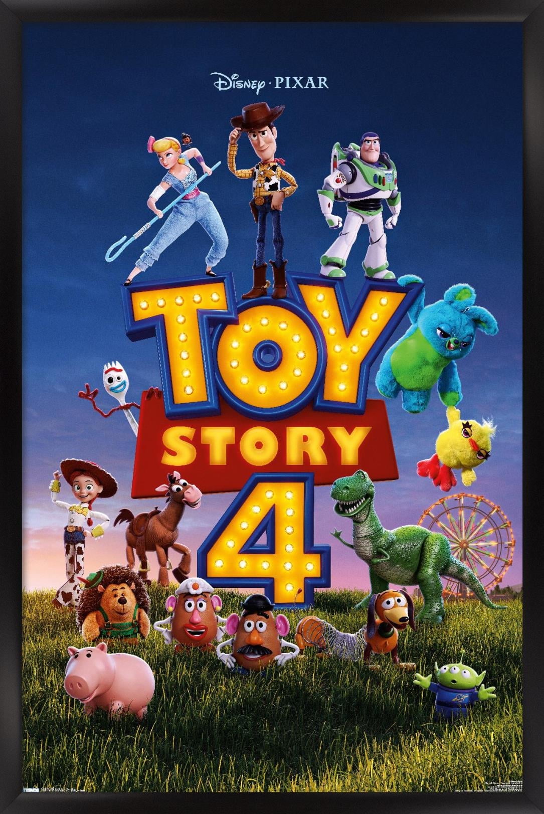 ラストワン賞PIXAR Toy Story Poster Figure 24X36-Disney-Pixar-Toy-Story-4