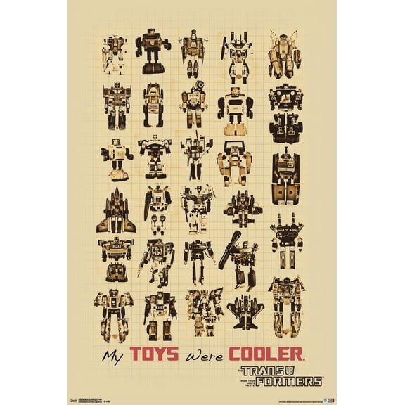 24X36 Hasbro Transformers - Cooler Toys Wall Poster, 24" x 36"