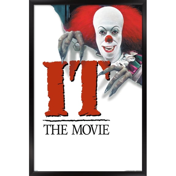 24X36 IT - 1990 One Sheet Wall Poster, 24" x 36" Framed