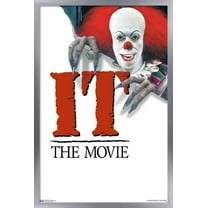 24X36 IT - 1990 One Sheet Wall Poster, 24" x 36", Framed