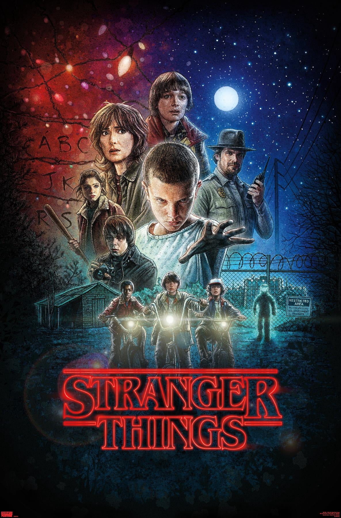24X36 Netflix Stranger Things - One Sheet Wall Poster, 24" x 36"