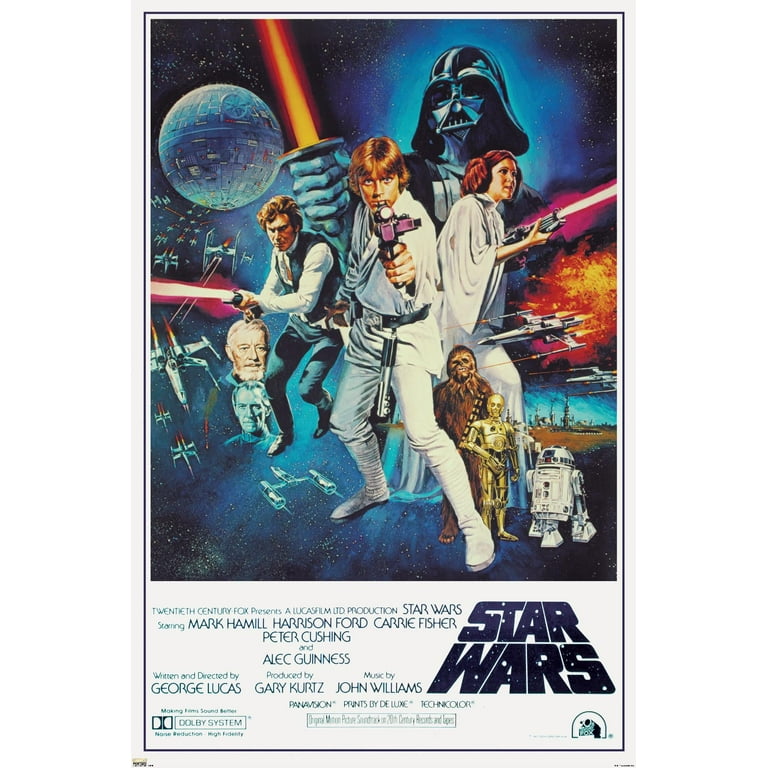 24X36 Star Wars: A New Hope - One Sheet Wall Poster, 24