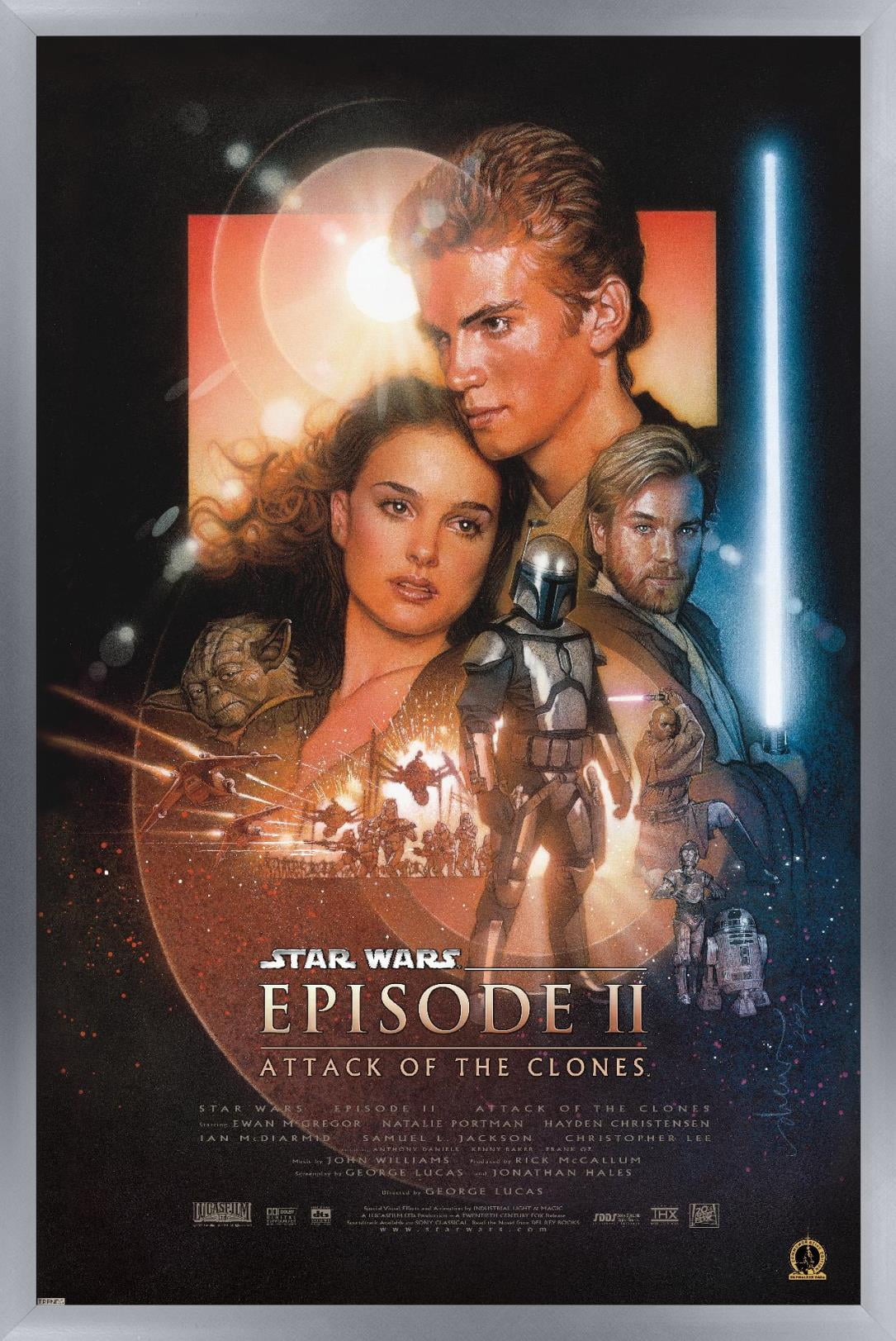 24X36 Star Wars: Attack Of The Clones - One Sheet Wall Poster, 24