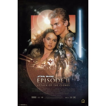 24X36 Star Wars: Attack Of The Clones - One Sheet Wall Poster, 24" x 36"