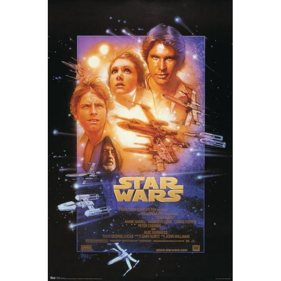 24X36 Star Wars: Episode 4 Wall Poster, 24" x 36"