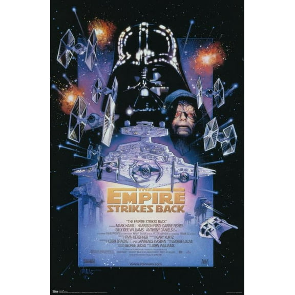 24X36 Star Wars: The Empire Strikes Back - One Sheet Wall Poster, 24" x 36"