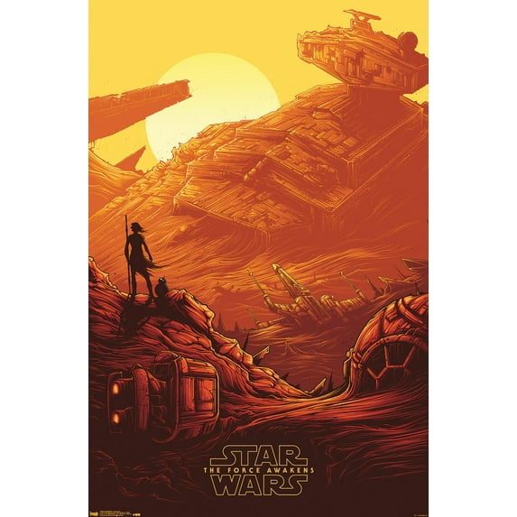 24X36 Star Wars: The Last Jedi - Graveyard Wall Poster, 24" x 36"