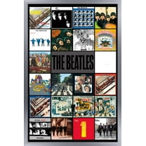 24X36 The Beatles - Albums Wall Poster, 24" x 36" Framed