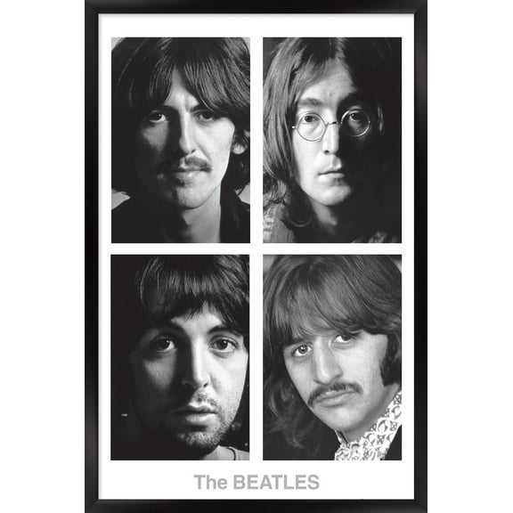 24X36 The Beatles - White Album Wall Poster, 24" x 36" Framed