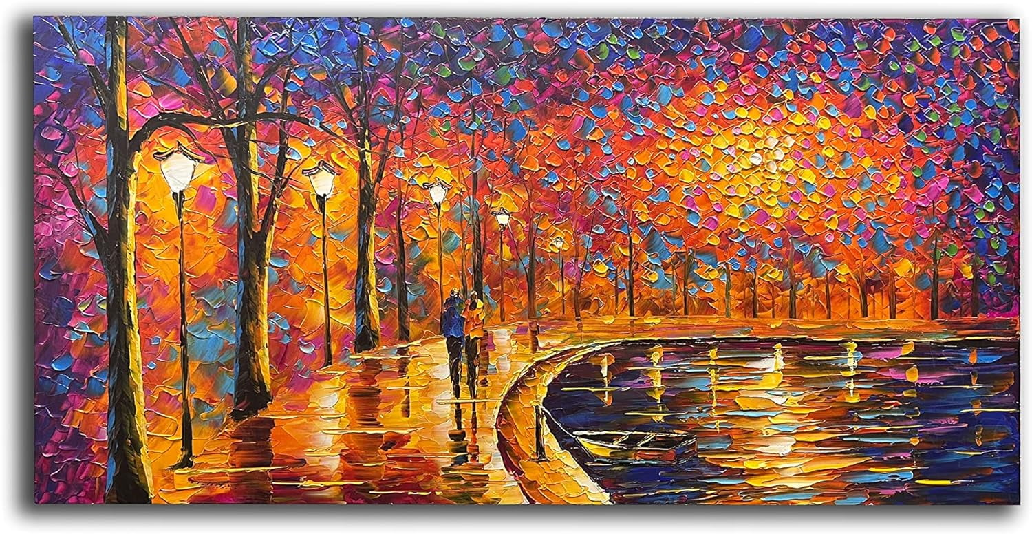 24X48 Inch Oil Paintings on Canvas Art 100% Hand-Painted