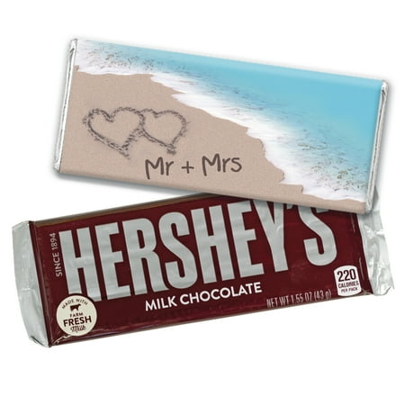 24ct Beach Wedding Candy Favors for Guests Hershey's Chocolate Bars 24 Pack ($2.08/bar)