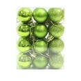 thumbnail image 1 of 24ct Christmas Ball Ornaments, 2.36Inch Shatterproof Christmas Tree Decorations, Perfect Hanging Ball for Indoor/Outdoor Holiday Party Decorations, Green, 1 of 5