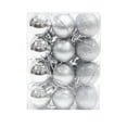 thumbnail image 1 of 24ct Christmas Ball Ornaments, 2.36Inch Shatterproof Christmas Tree Decorations, Perfect Hanging Ball for Indoor/Outdoor Holiday Party Decorations, Silver, 1 of 5