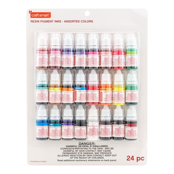 Craft Smart® 24ct Art Resin Pigment Ink Set, Assorted Colors - Walmart.com