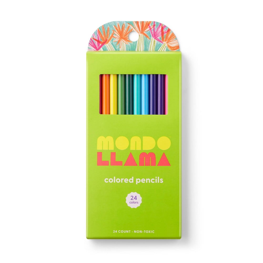 Is Mondo Llama Worth It? 72 Mondo Llama Colored Pencils Review, Swatches  and Unboxing 