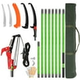 thumbnail image 1 of 24ft Manual Pole Saw Pruner - Lightweight Tree Trimmer with Steel Blade for High Branches & Palms, 1 of 9