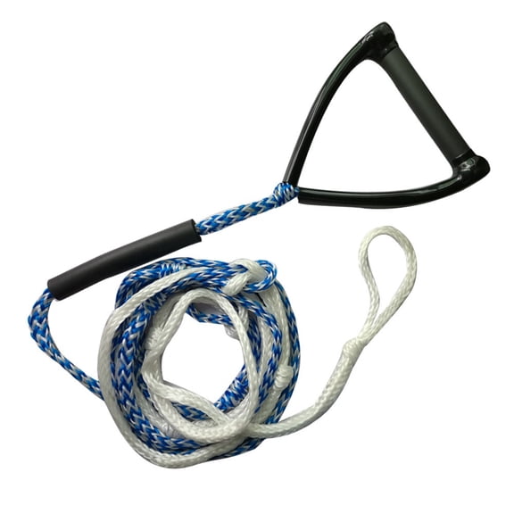 24ft Water Ski Rope Surfing Tow Line Leash Cord With Handle Grip For Wakeboard Kneeboard Surfing