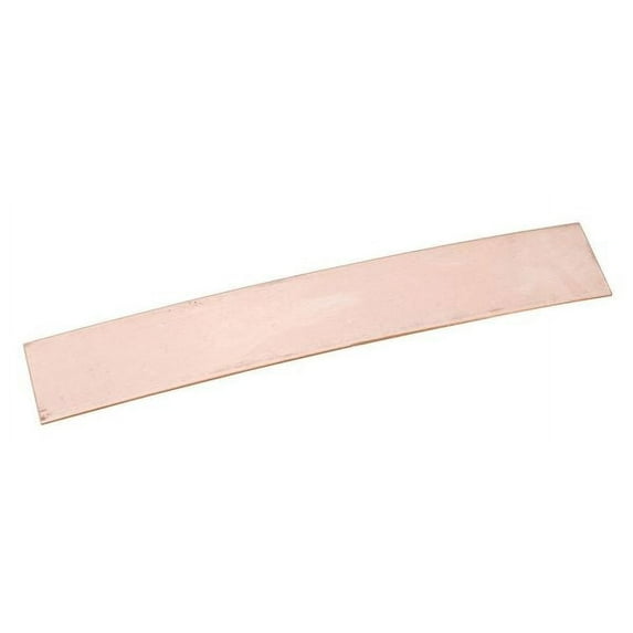 24ga COPPER BRACELET BLANK- 1" X 6"