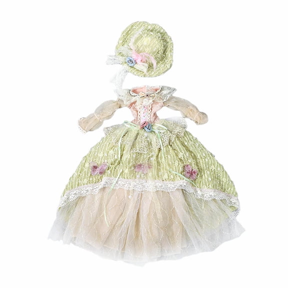24in Doll Retro Style Dress Birthday Gifts Handmade Simulation Doll Clothes Style C