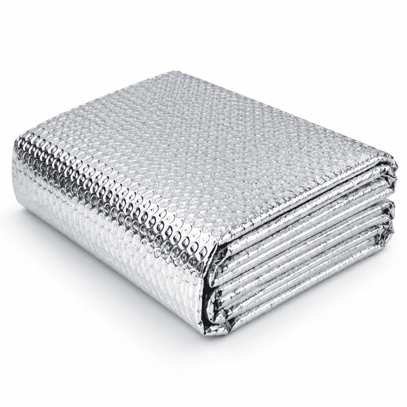 24in x 10ft Reflective Window Insulation Kit Heat Blocking Weatherproofing