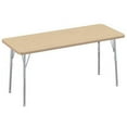 thumbnail image 1 of 24in x 60in Rectangle Contour Adjustable Activity Table with Standard Swivel - Maple/Maple, 1 of 1