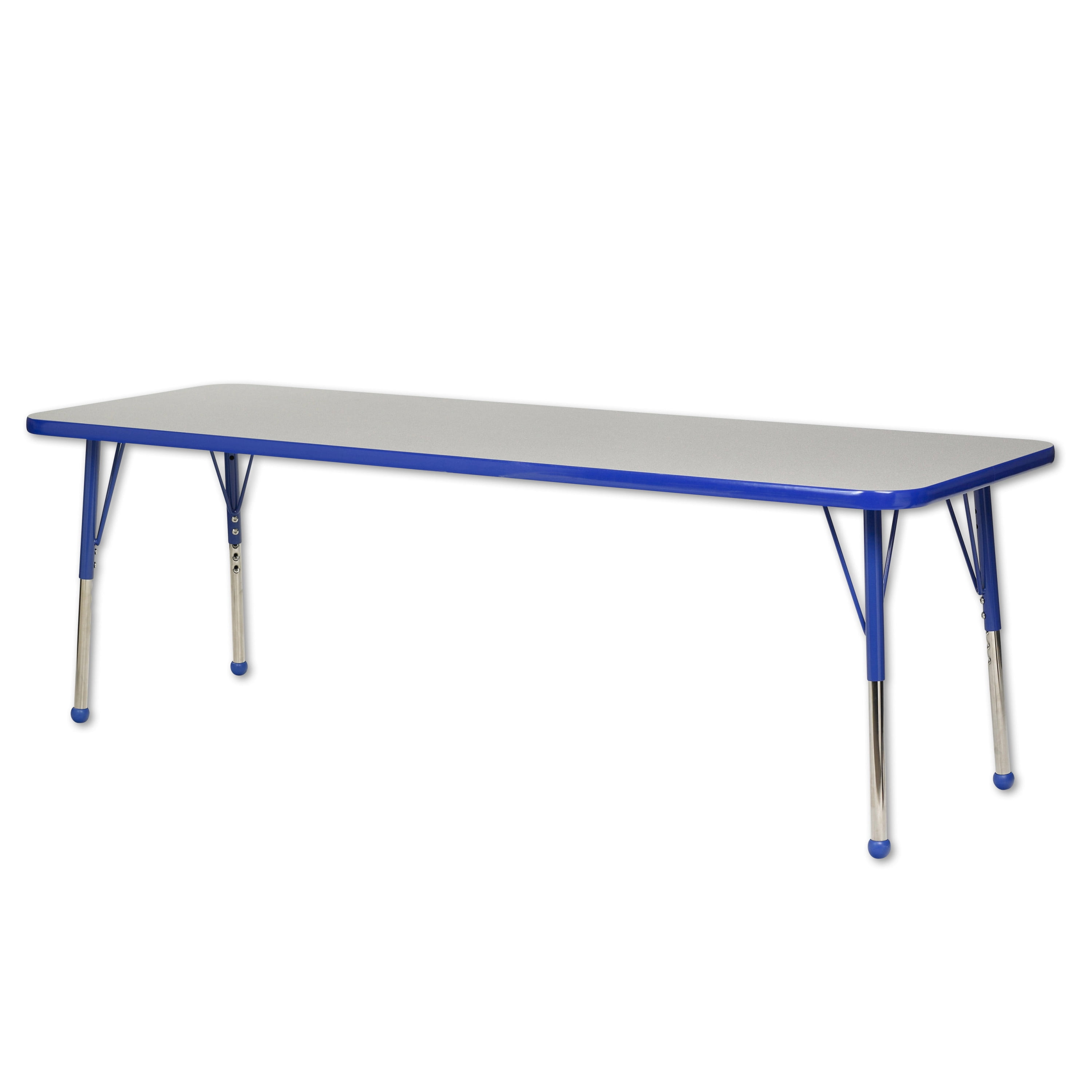 24in x 72in Rectangle Premium Thermo-Fused Adjustable Activity Table ...