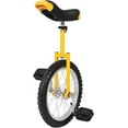 thumbnail image 1 of 24inch/16inch Outdoor Wheel Unicycle, Height Adjustable Unicycle One Wheel Bike with Anti-Skid Alloy Rim and 2 Pedal, 1 of 8