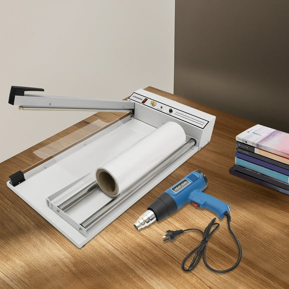 24inch 530W Shrink Wrap Machine Film Heat Sealing Machine w/1500W Heat Gun