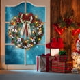 thumbnail image 1 of 24inch DIY Star Wreath  New Year Decoration, Frontdoor Wreath 50LED for All Occasions, 1 of 9