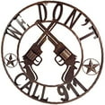 thumbnail image 1 of 24inch METAL BARN SIGN WESTERN HOME DECOR WE DON'T CALL, 1 of 7