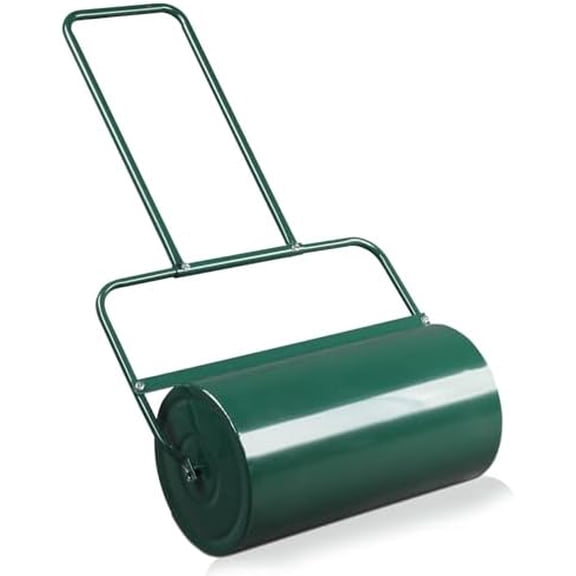 24inch Manual Lawn Roller - 13Gal Water Filled Push/Tow Behind Garden Roller, Water/Sand Filled Roller for Lawn, Garden, Backyard$$Garden & Patio