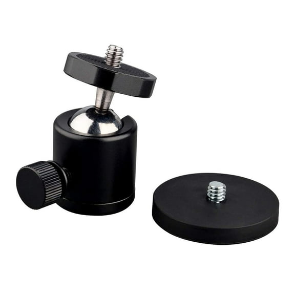 24lb Magnetic Camera Mounting Base with Mini Ball Headfor Mobile Camera , Security Camera