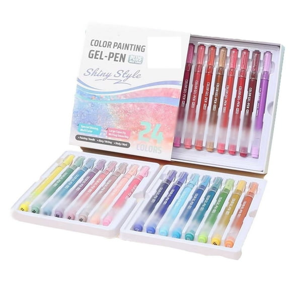 24ml 3D Acrylic Painting Gel Pens 2025 New Colored 3D Acrylic Gel Pen Coloring Paint Pen For Doodle Drawing DIY Projects Crafts Art Supply
