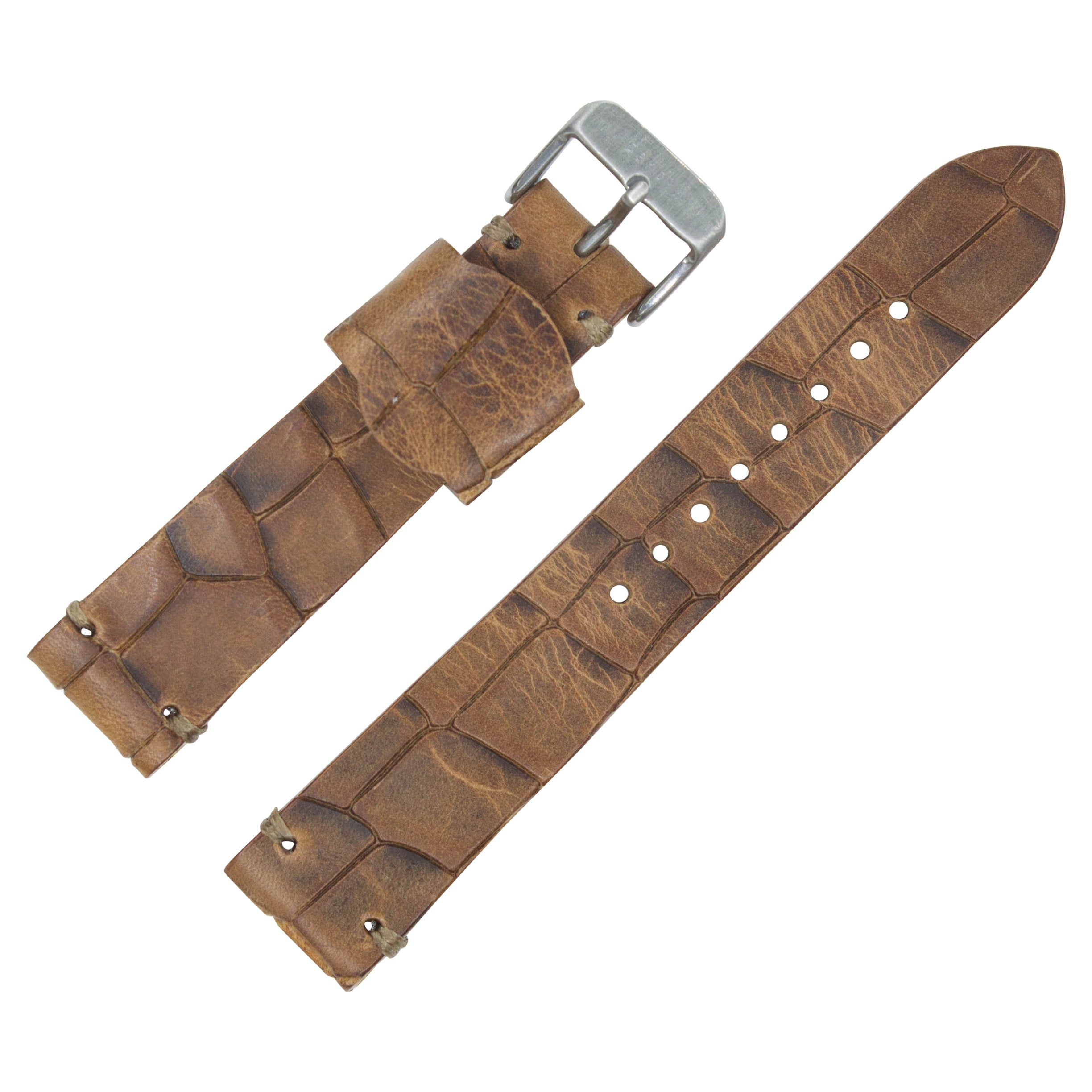 Handmade italian discount leather watch straps