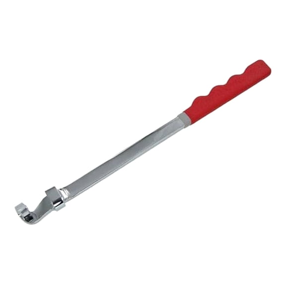 24mm Size Wrench Extension Tool with Rusts Resistant Red Silver Finish Extension Wrench for Tight Space and Stubborn Nut