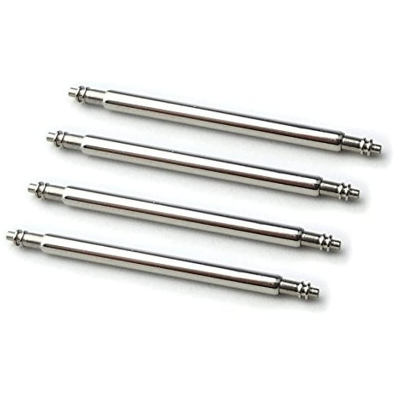 24mm Watch Spring Bars Pins Heavy Duty Spring Bar 4 Pack Stainless Steel Watch Band Pins 1.8mm Diameter Walmart