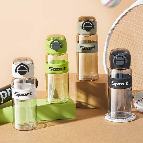 24oz / 29oz Plastic Water Bottles, Sleek & Durable Leak-Proof Sports Cups with Secure Lids, Portable Reusable Drinkware for Gym, Sports, Outdoor Activities, Daily Hydration for Fam