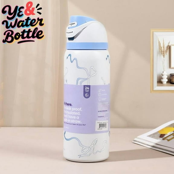 24oz 710ml /32oz 950ml Cup Vacuum Flasks & Thermoses Water Bottle Drinkware Thermo Tumbler Stainless Steel Thermal Mug Cold Hot Coffee-C