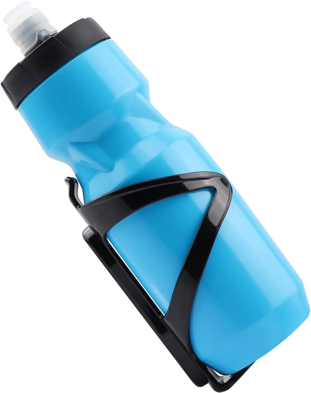 24oz Bike Water Bottle Sporty Squeeze BPAFree Stay Hydrated on